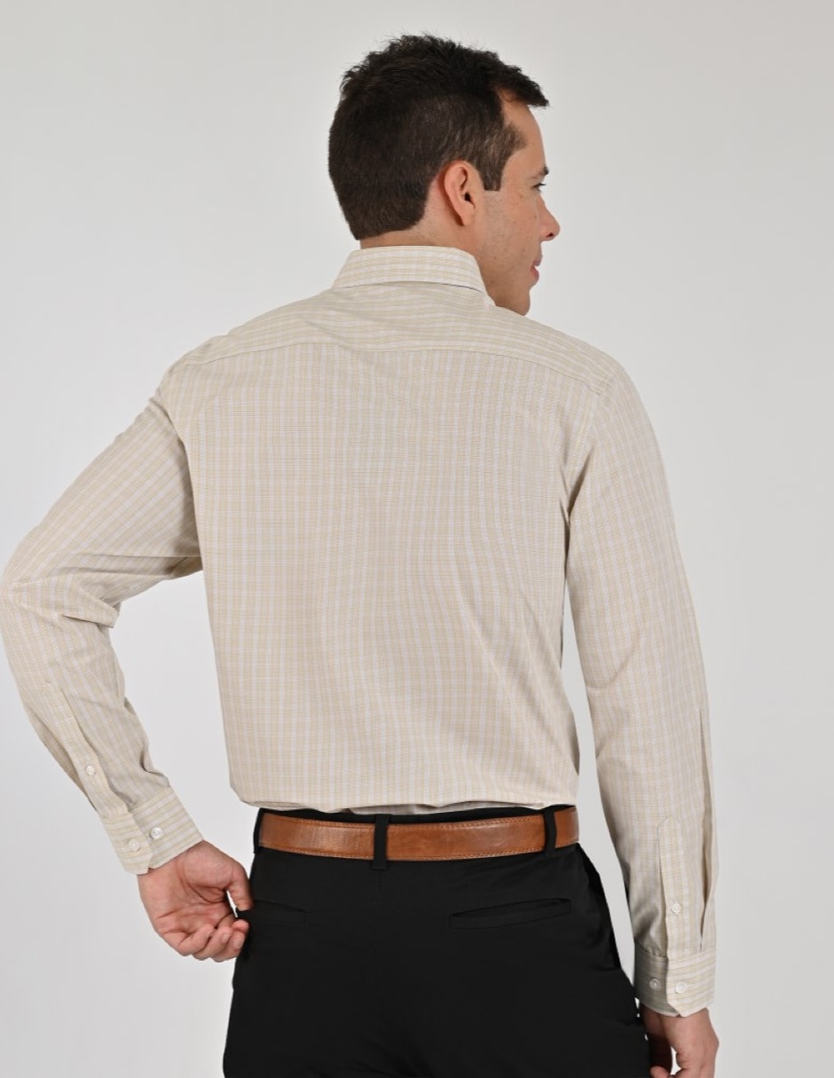 Camisa Casual YALE Otoño Invierno de (si aplica) Bambú y poliéster manga Larga para hombre 2