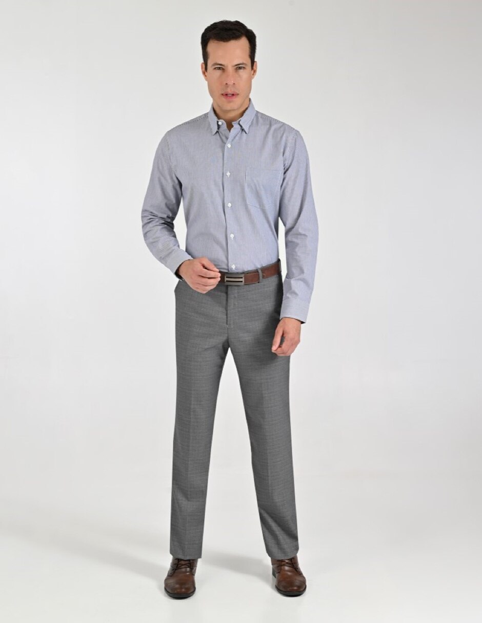 Camisa Casual YALE Otoño Invierno de (si aplica) Algodón manga Larga para hombre 2