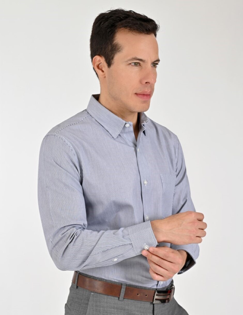 Camisa Casual YALE Otoño Invierno de (si aplica) Algodón manga Larga para hombre 3