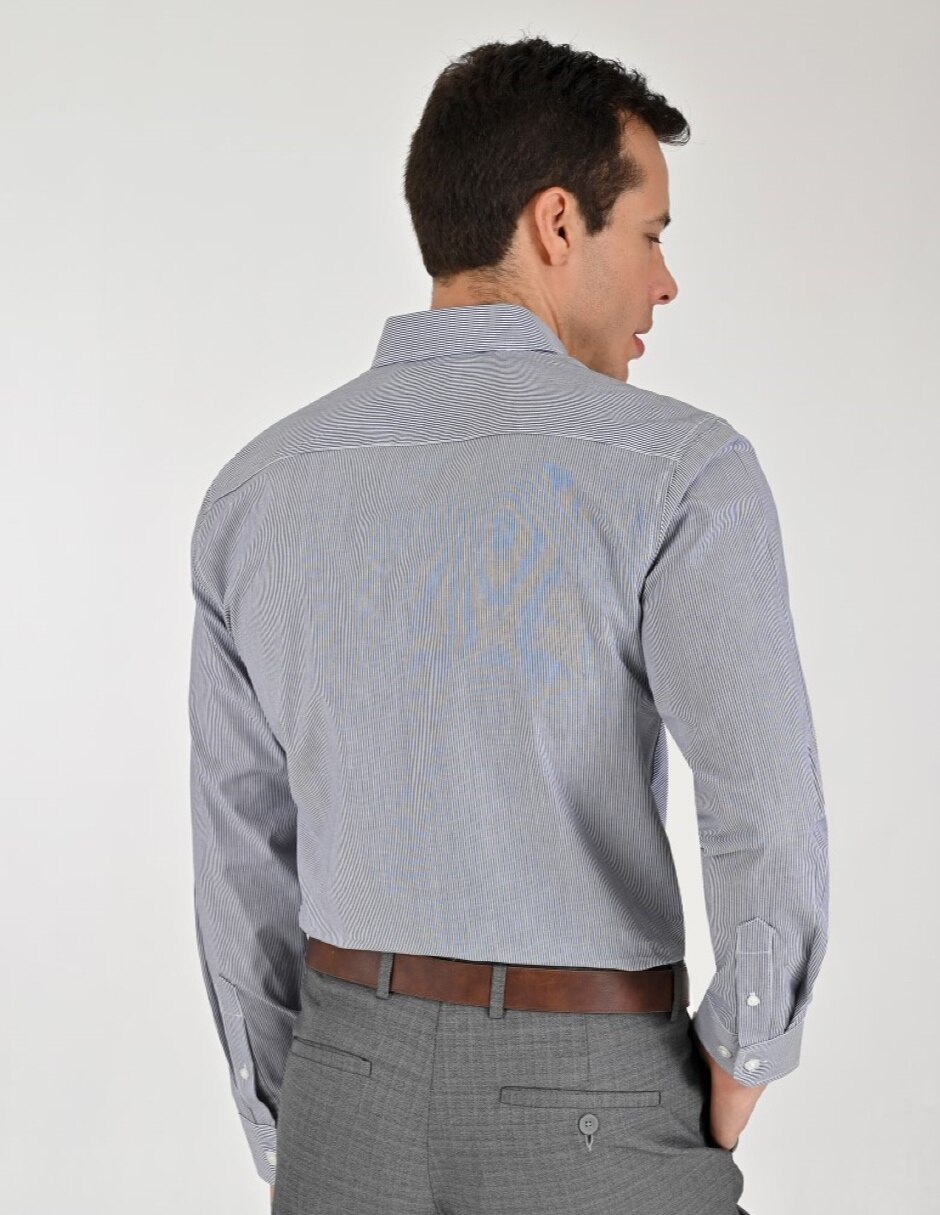 Camisa Casual YALE Otoño Invierno de (si aplica) Algodón manga Larga para hombre 4