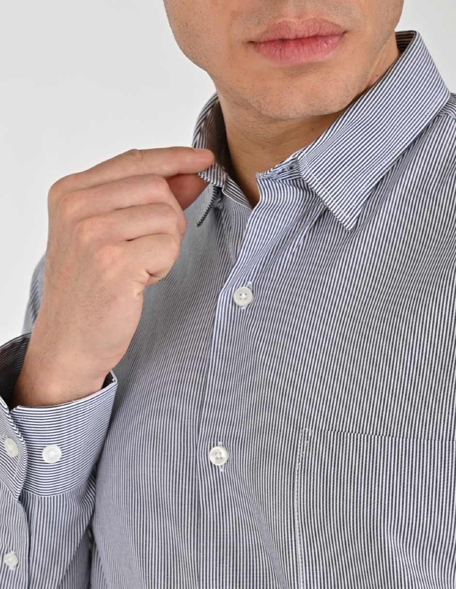 Camisa Casual YALE Otoño Invierno de (si aplica) Algodón manga Larga para hombre 5