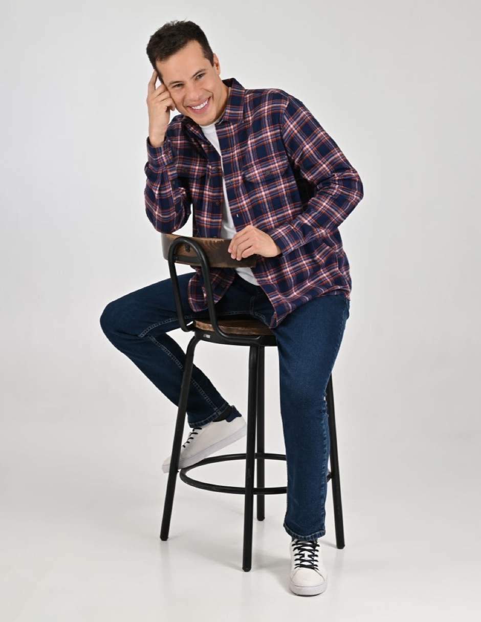 Camisa Casual Otoño Invierno de (si aplica) Algodón manga Larga para hombre 2
