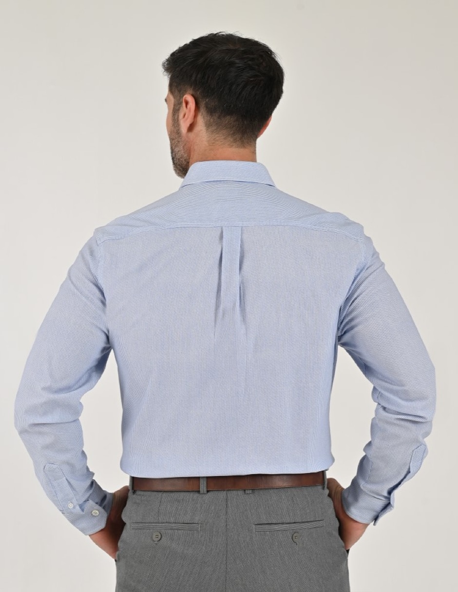 Camisa Casual Otoño Invierno de (si aplica) Poliéster y viscosa manga Larga para hombre 2