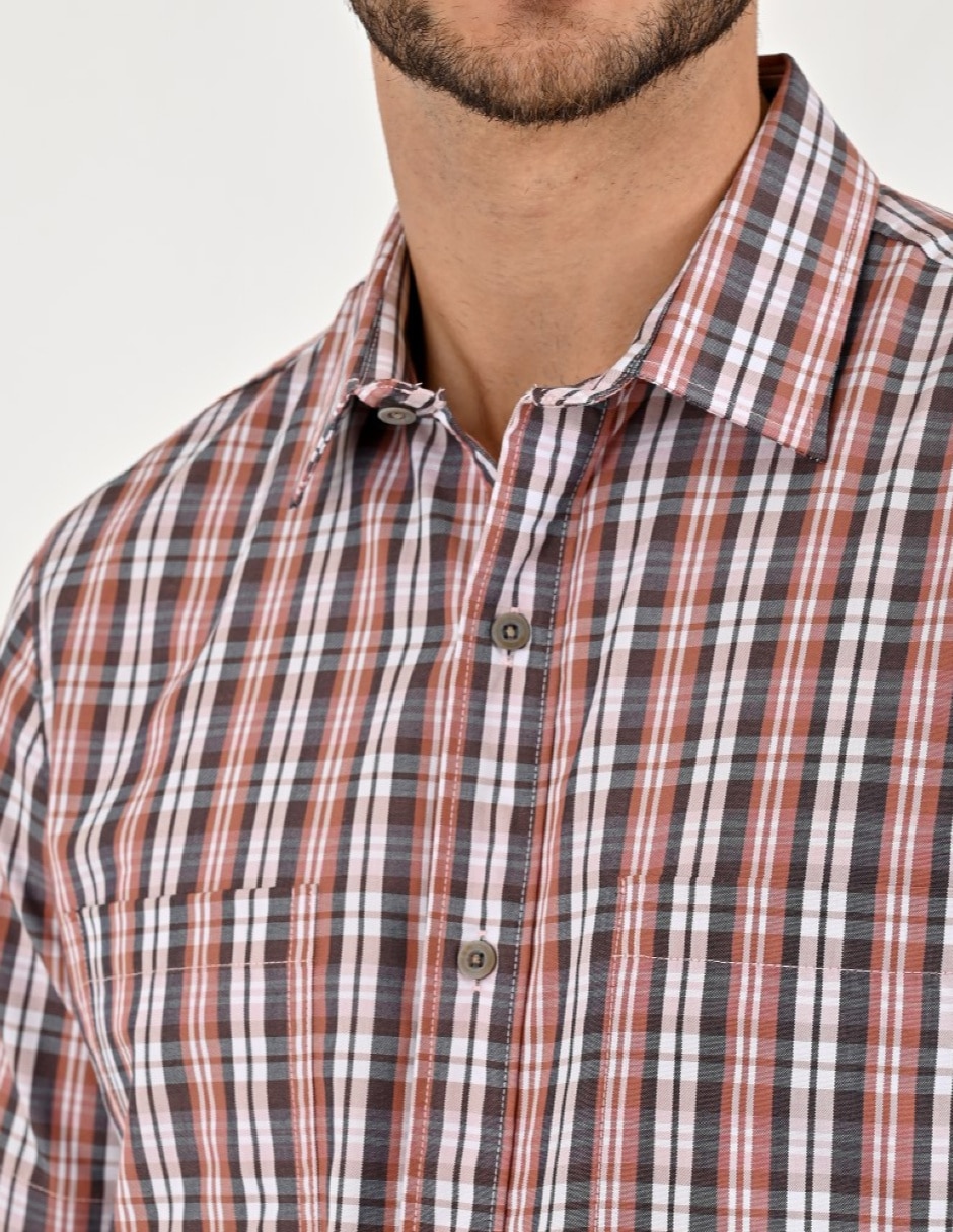 Camisa casual manga corta para hombre 2