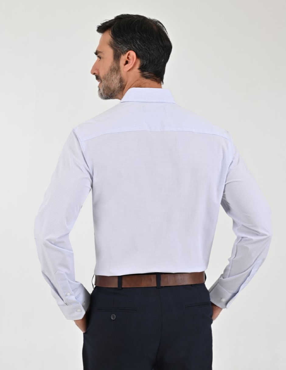 Camisa casual manga larga para hombre 3