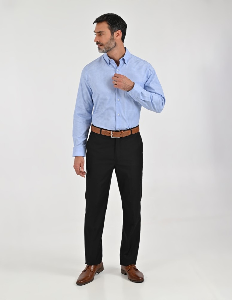 Camisa casual manga larga para hombre 3