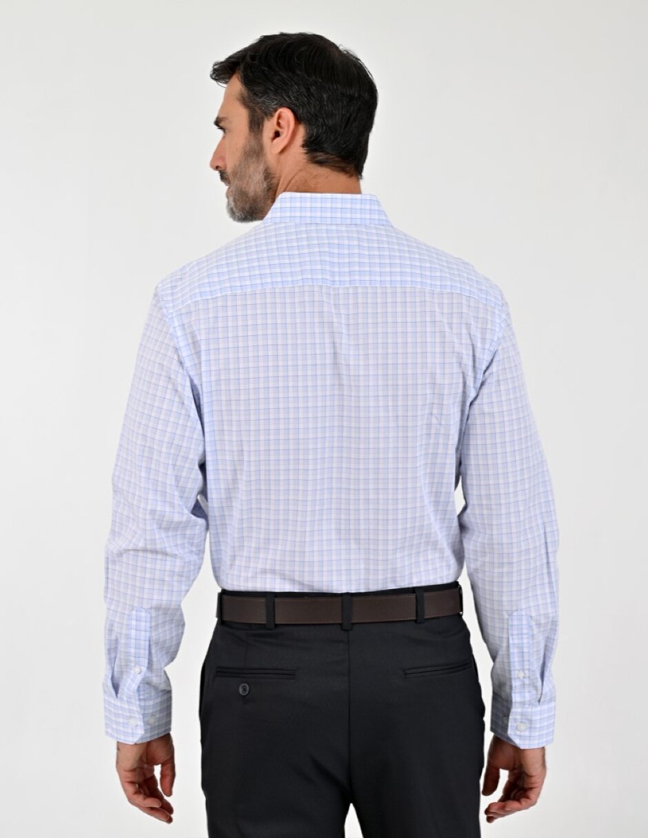 Camisa casual manga larga para hombre 2