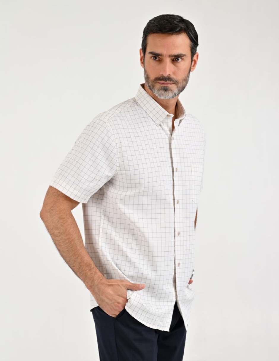 Camisa casual manga corta para hombre 3