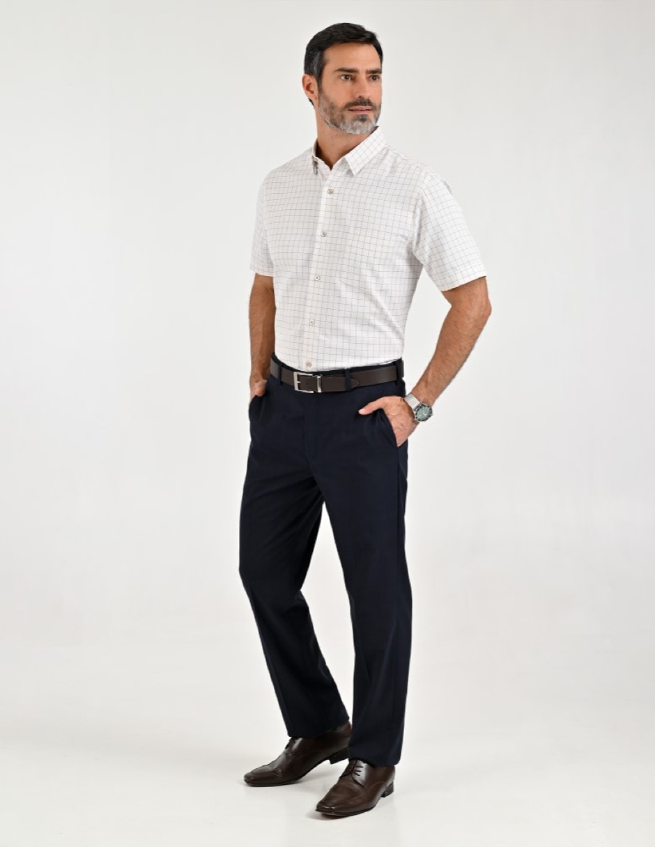 Camisa casual manga corta para hombre 4