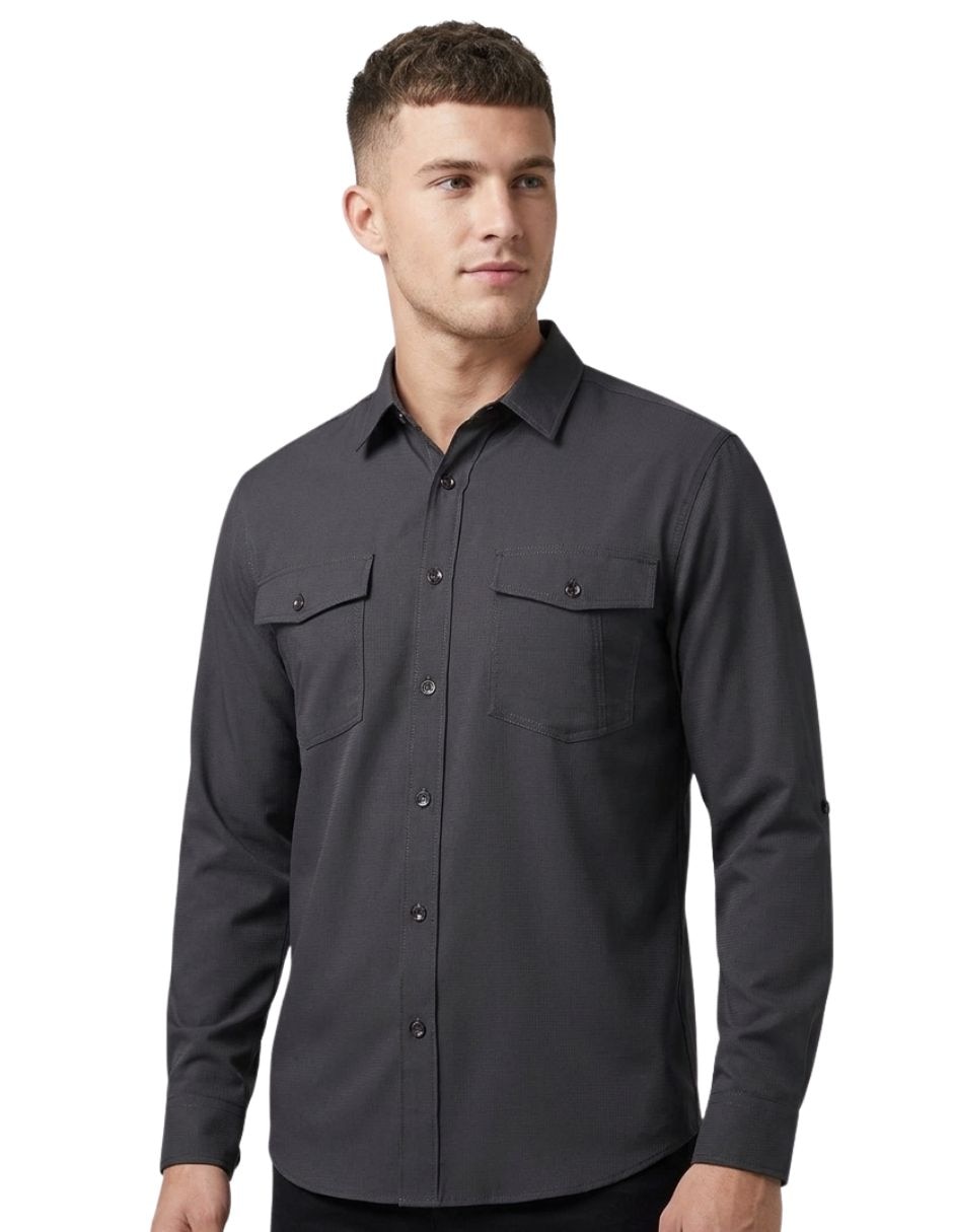 Camisa casual manga larga para hombre Camisa casual manga larga para hombre
