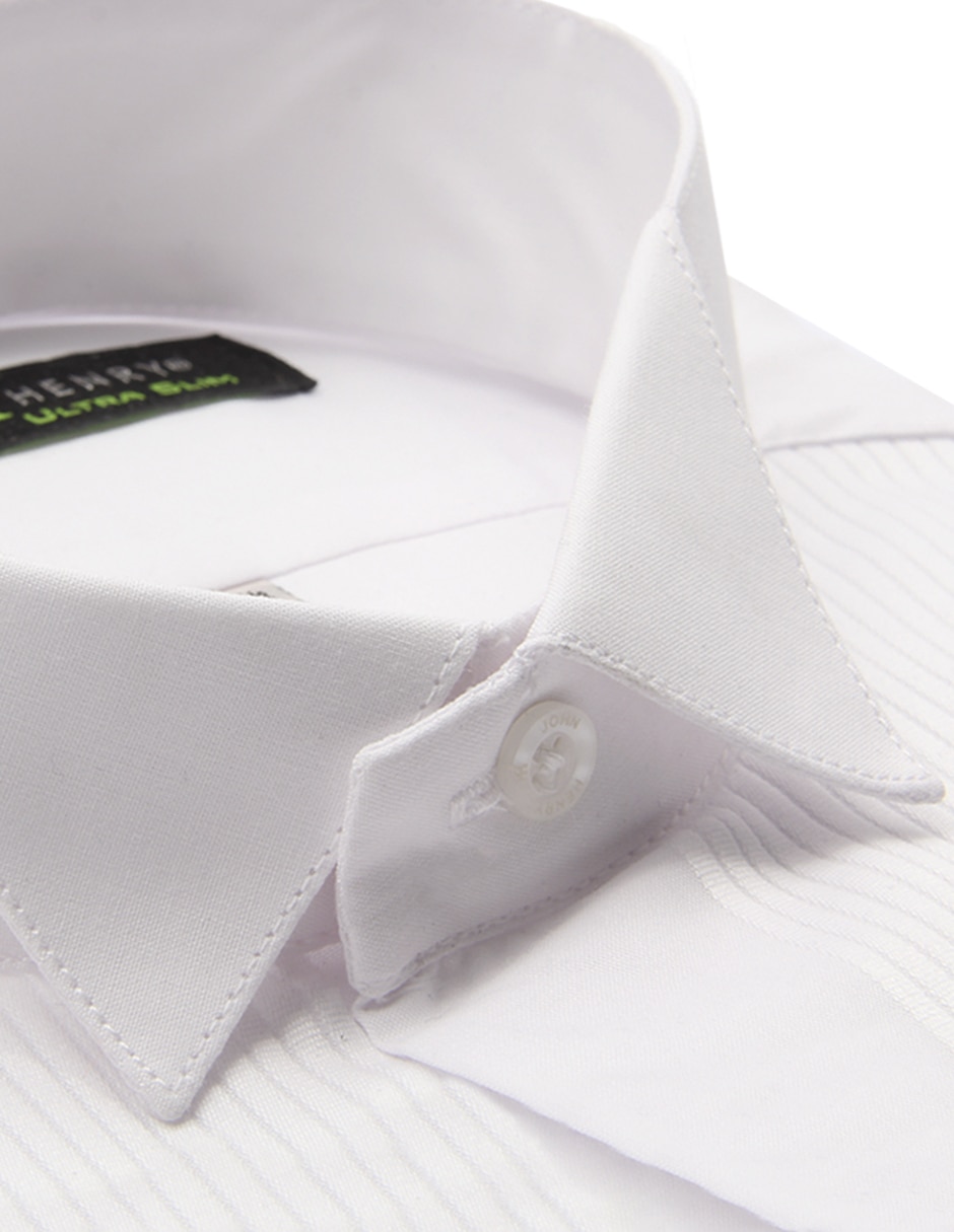 Camisa de vestir John Henry de manga larga para hombre